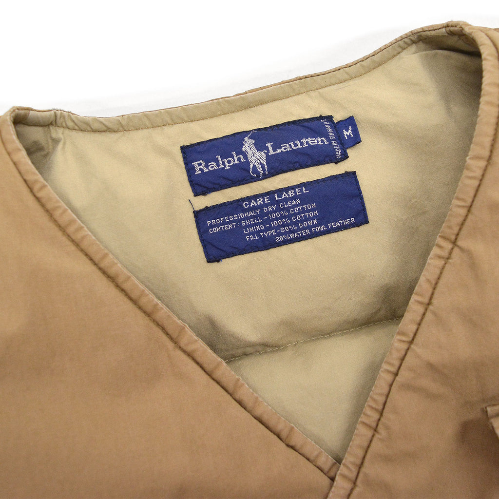 1980's RALPH LAUREN HUNTING DOWN VEST ... M