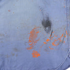 60's READING & BATES SAFETY PAYS CHAIN STITCH WORK SHIRT / CUT-OFF ...