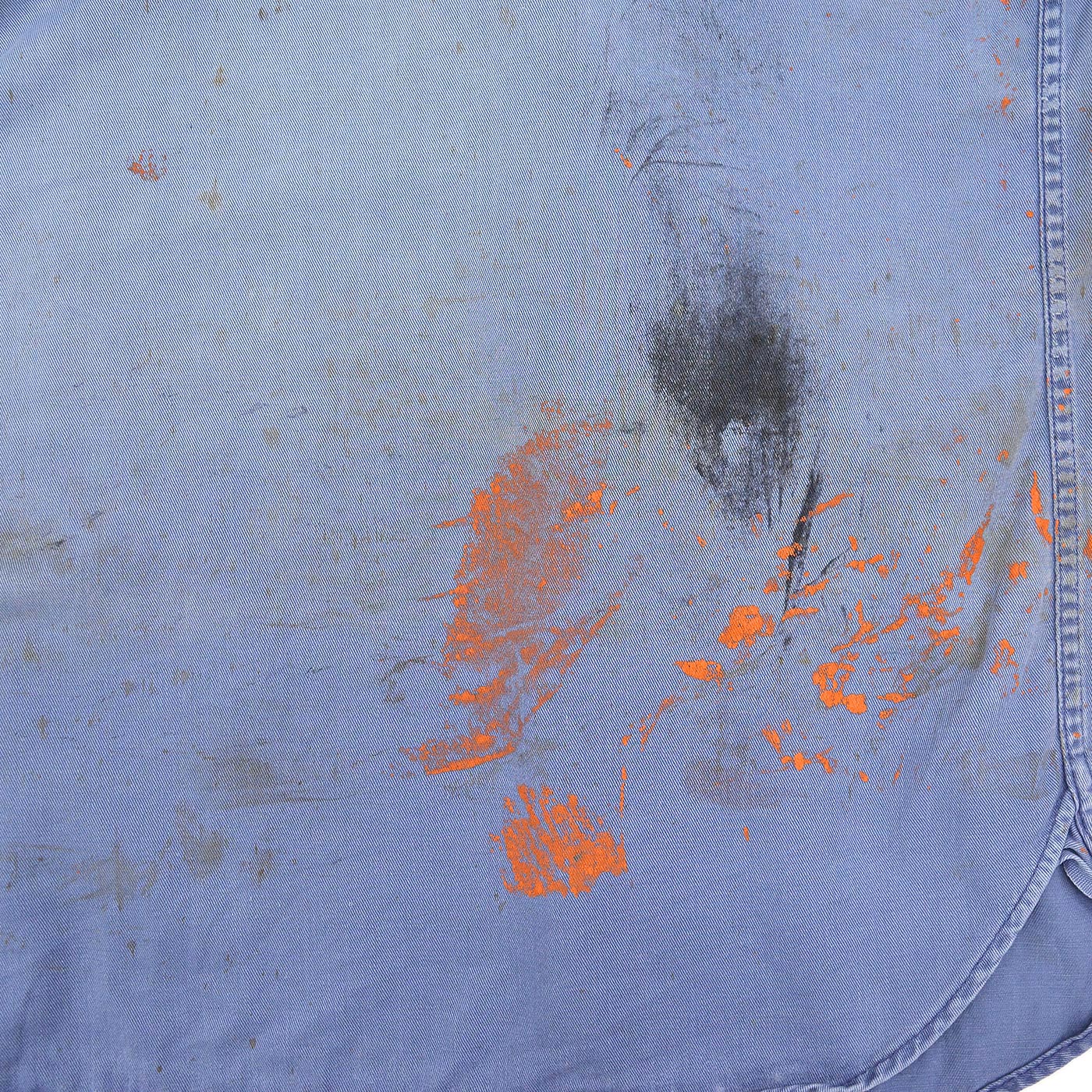 60's READING & BATES SAFETY PAYS CHAIN STITCH WORK SHIRT / CUT-OFF ...