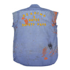 60's READING & BATES SAFETY PAYS CHAIN STITCH WORK SHIRT / CUT-OFF ...