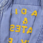 60's READING & BATES SAFETY PAYS CHAIN STITCH WORK SHIRT / CUT-OFF ...