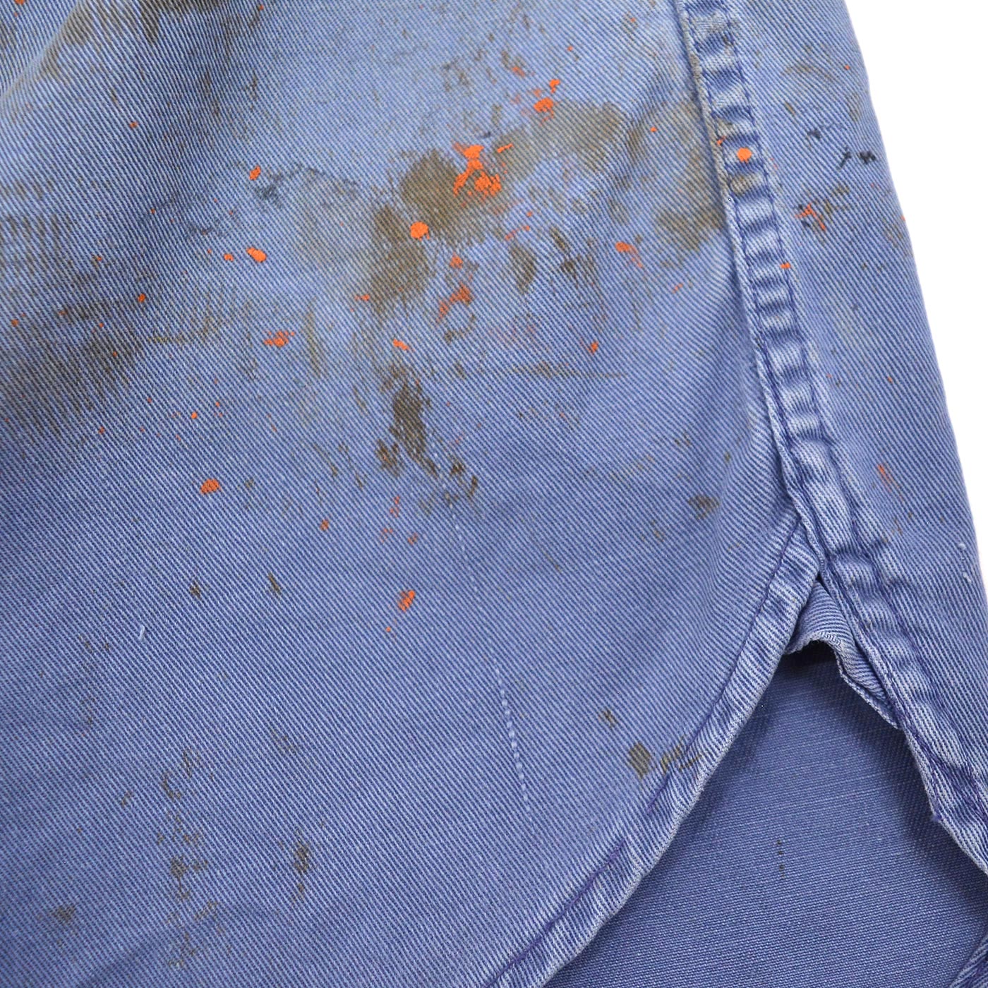 60's READING & BATES SAFETY PAYS CHAIN STITCH WORK SHIRT / CUT-OFF ...