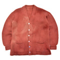 1940's~ UNKNOWN WOOL KNIT CARDIGAN / FADED ...