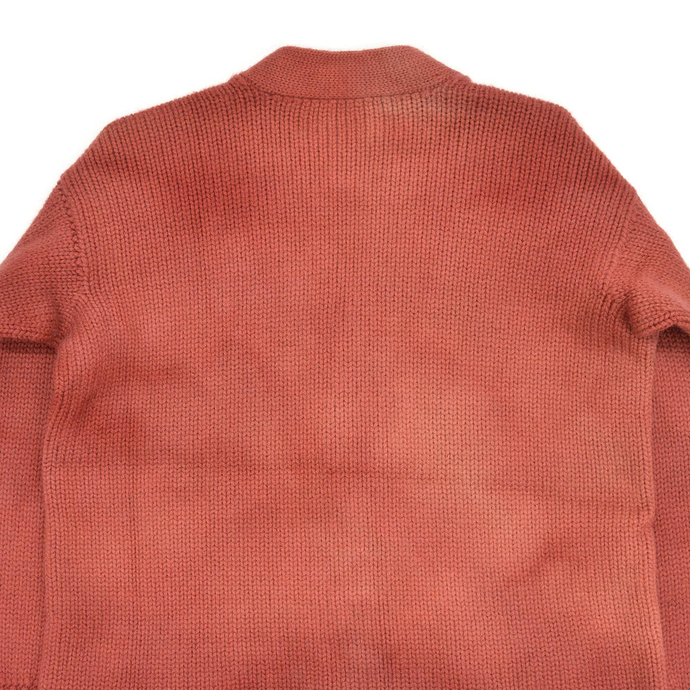 1940's~ UNKNOWN WOOL KNIT CARDIGAN / FADED ...