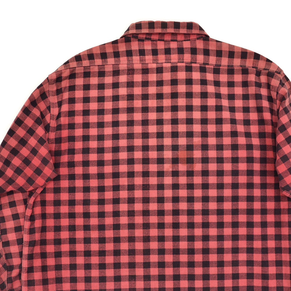 1930s~ OLD FADED COTTON HALF-ZIP FLANNEL SHIRT ...