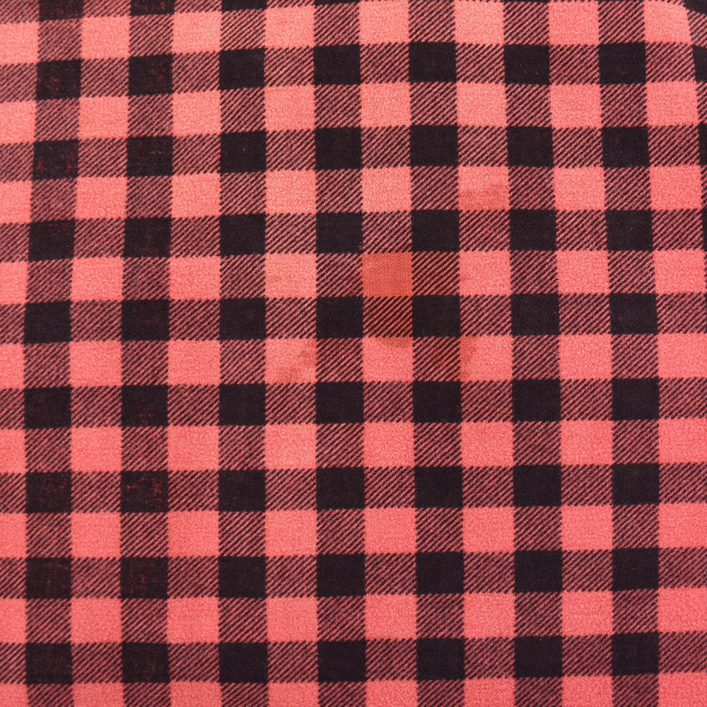 1930s~ OLD FADED COTTON HALF-ZIP FLANNEL SHIRT ...