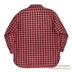 1930's~ OLD FADED COTTON HALF-ZIP FLANNEL SHIRT ...