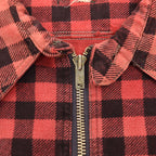 1930's~ OLD FADED COTTON HALF-ZIP FLANNEL SHIRT ...