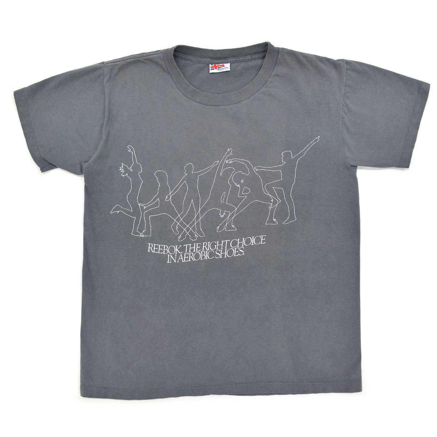 1980's REEBOK AEROBIC SHOES ADVERTISING T-SHIRT ...