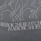1980's REEBOK AEROBIC SHOES ADVERTISING T-SHIRT ...