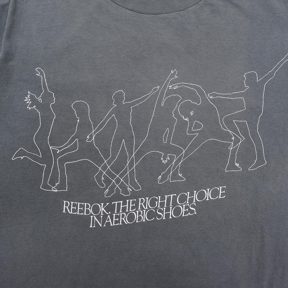 1980's REEBOK AEROBIC SHOES ADVERTISING T-SHIRT ...