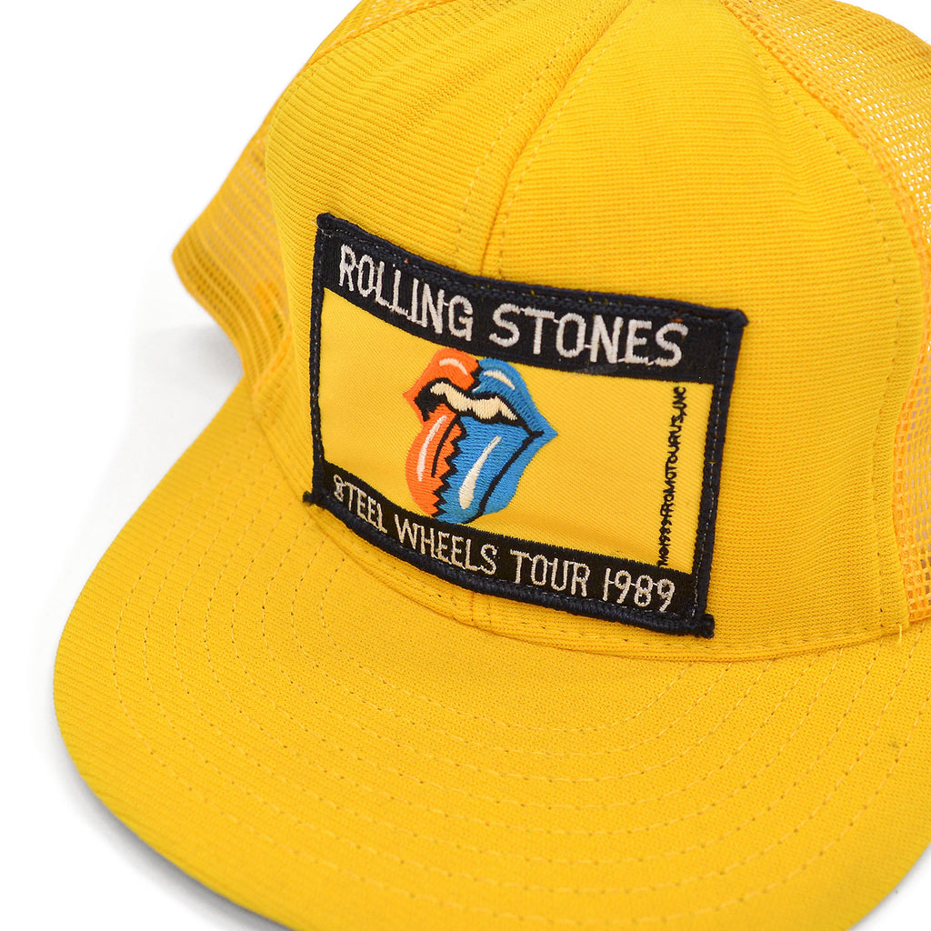 1980's ROLLING STONES STEEL WHEELS TOUR 1989 MESH CAP ...