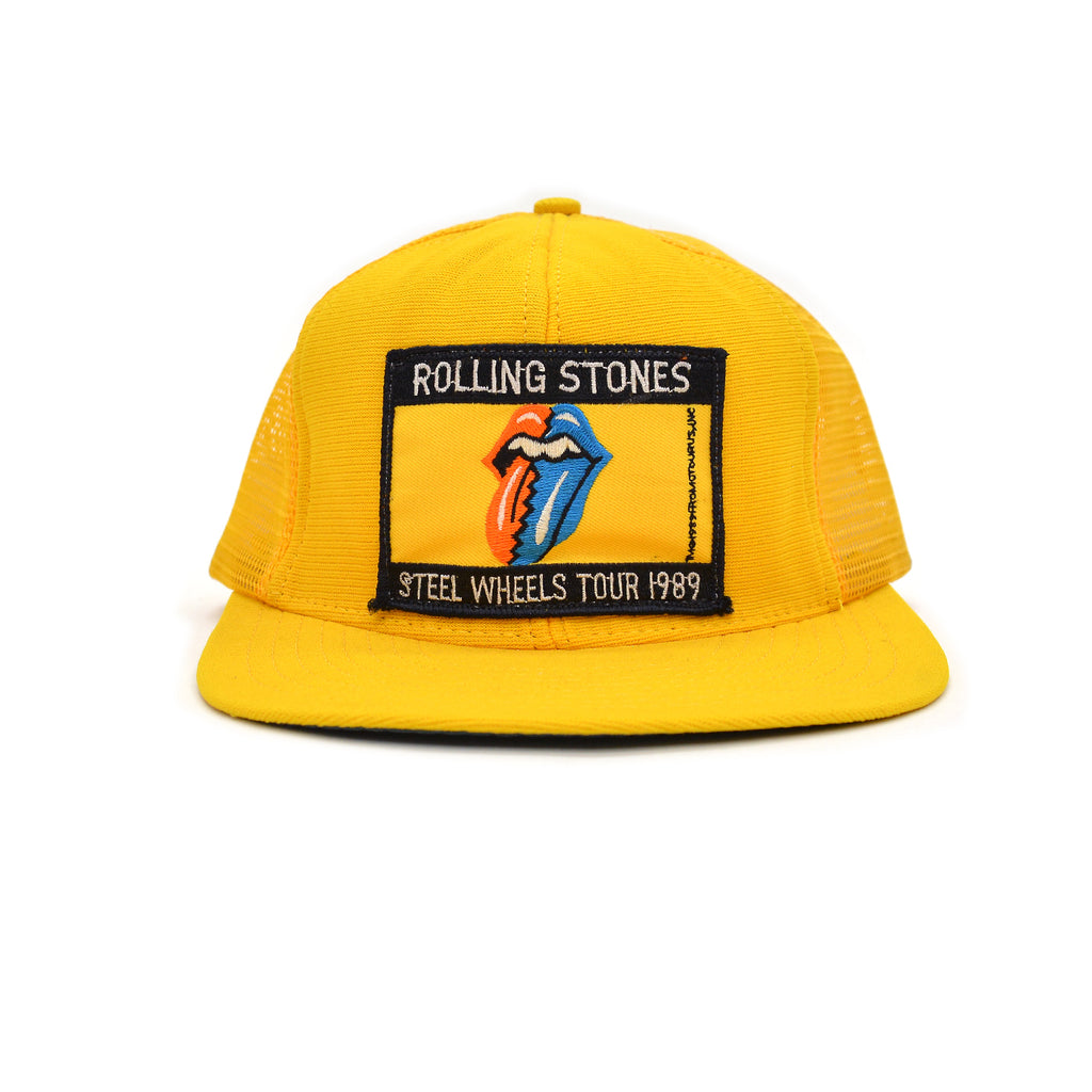 1980's ROLLING STONES STEEL WHEELS TOUR 1989 MESH CAP ...