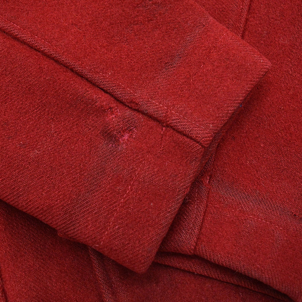1940's ROYAL NAVY WW2 DUFFLE COAT SHORT / BORDEAUX LIKE DEEP RED ...