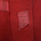 1940's ROYAL NAVY WW2 DUFFLE COAT SHORT / BORDEAUX LIKE DEEP RED ...