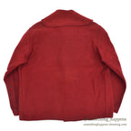 1940's ROYAL NAVY WW2 DUFFLE COAT SHORT / BORDEAUX LIKE DEEP RED ...