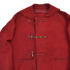 1940's ROYAL NAVY WW2 DUFFLE COAT SHORT / BORDEAUX LIKE DEEP RED ...