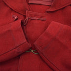 1940's ROYAL NAVY WW2 DUFFLE COAT SHORT / BORDEAUX LIKE DEEP RED ...