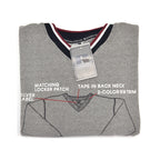 1990s DEADSTOCK RUSSELL ATHLETIC TWEED FLEECE SWEATSHIRT / SAMPLE PRINT ... L