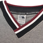 1990s DEADSTOCK RUSSELL ATHLETIC TWEED FLEECE SWEATSHIRT / SAMPLE PRINT ... L