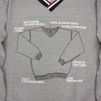 1990s DEADSTOCK RUSSELL ATHLETIC TWEED FLEECE SWEATSHIRT / SAMPLE PRINT ... L
