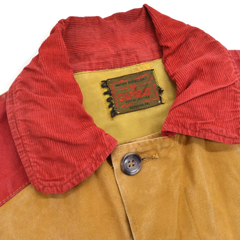 1960's SAFTBAK MULTI COLOR HUNTING JACKET / RARE PATTERN...