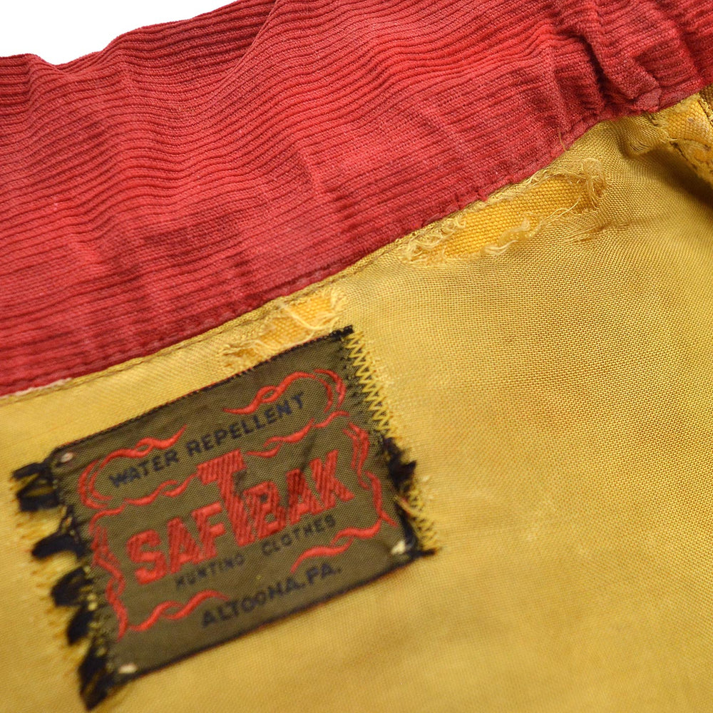 1960's SAFTBAK MULTI COLOR HUNTING JACKET / RARE PATTERN...