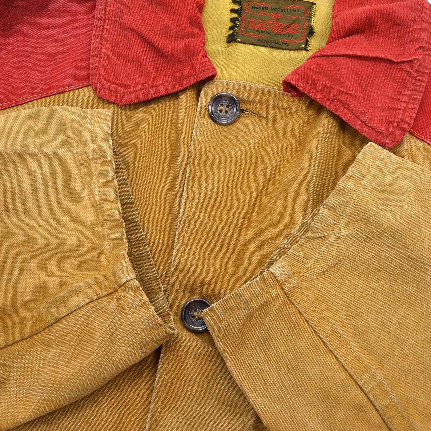 1960's SAFTBAK MULTI COLOR HUNTING JACKET / RARE PATTERN ...