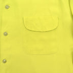 1950's NELSON PAIGE SAKANA RAYON SHIRT / PISTACHIO ... ML