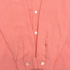 1950's~ SANDY MAC DONALD WAVE AND DOTS PINK RAYON SHIRT... M