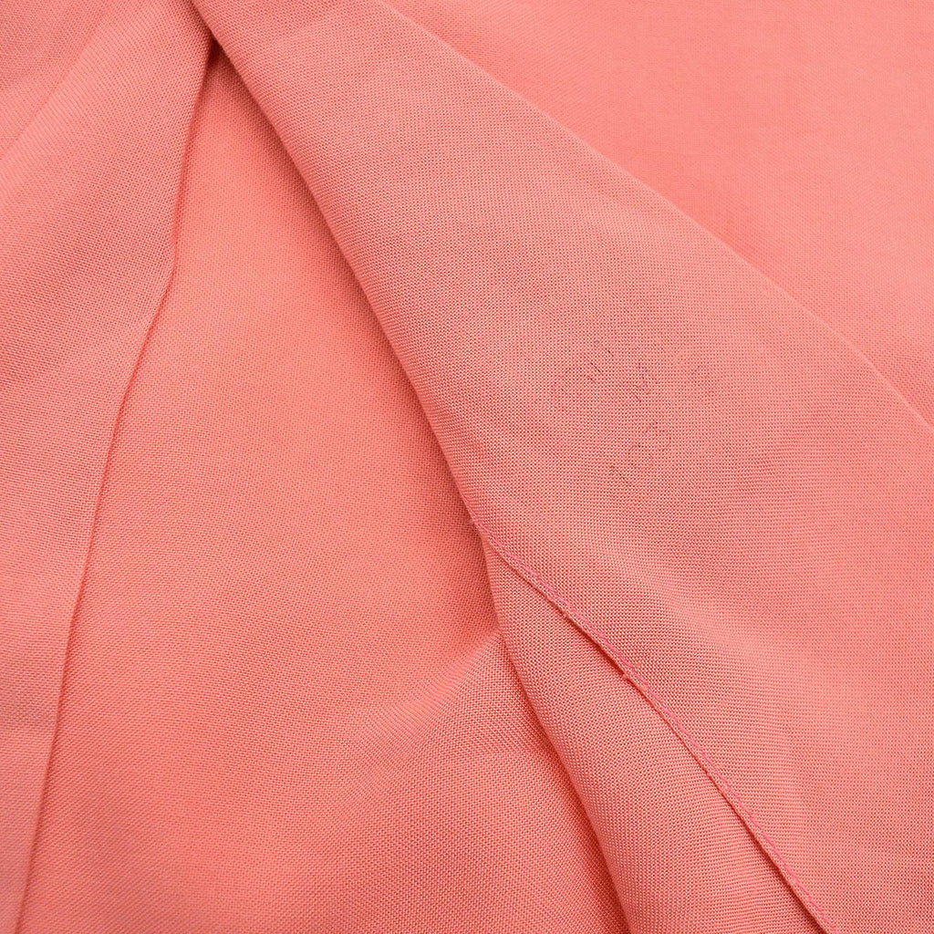 1950's~ SANDY MAC DONALD WAVE AND DOTS PINK RAYON SHIRT... M