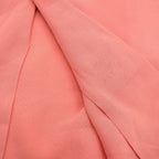 1950's~ SANDY MAC DONALD WAVE AND DOTS PINK RAYON SHIRT... M