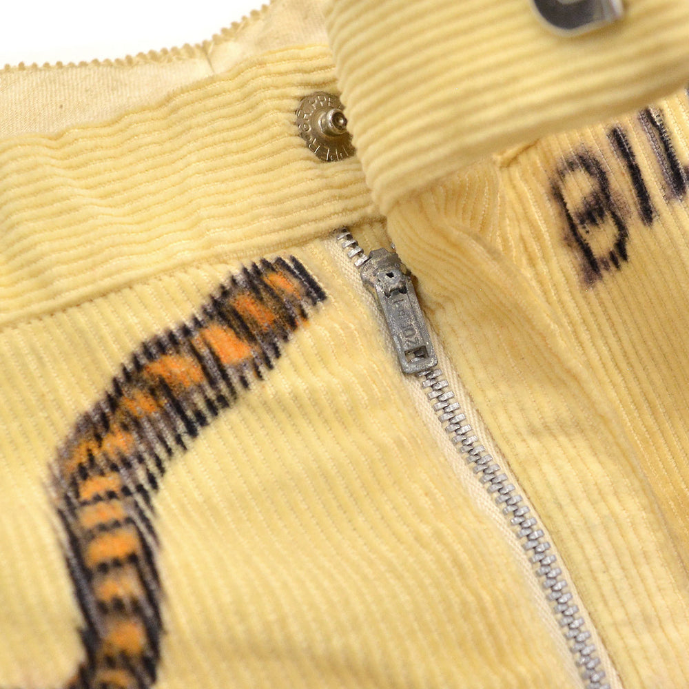 1960's SENIOR CORDS HAND DRAWN '1964 PANTS / AMAZING DRAWING... W32/L30