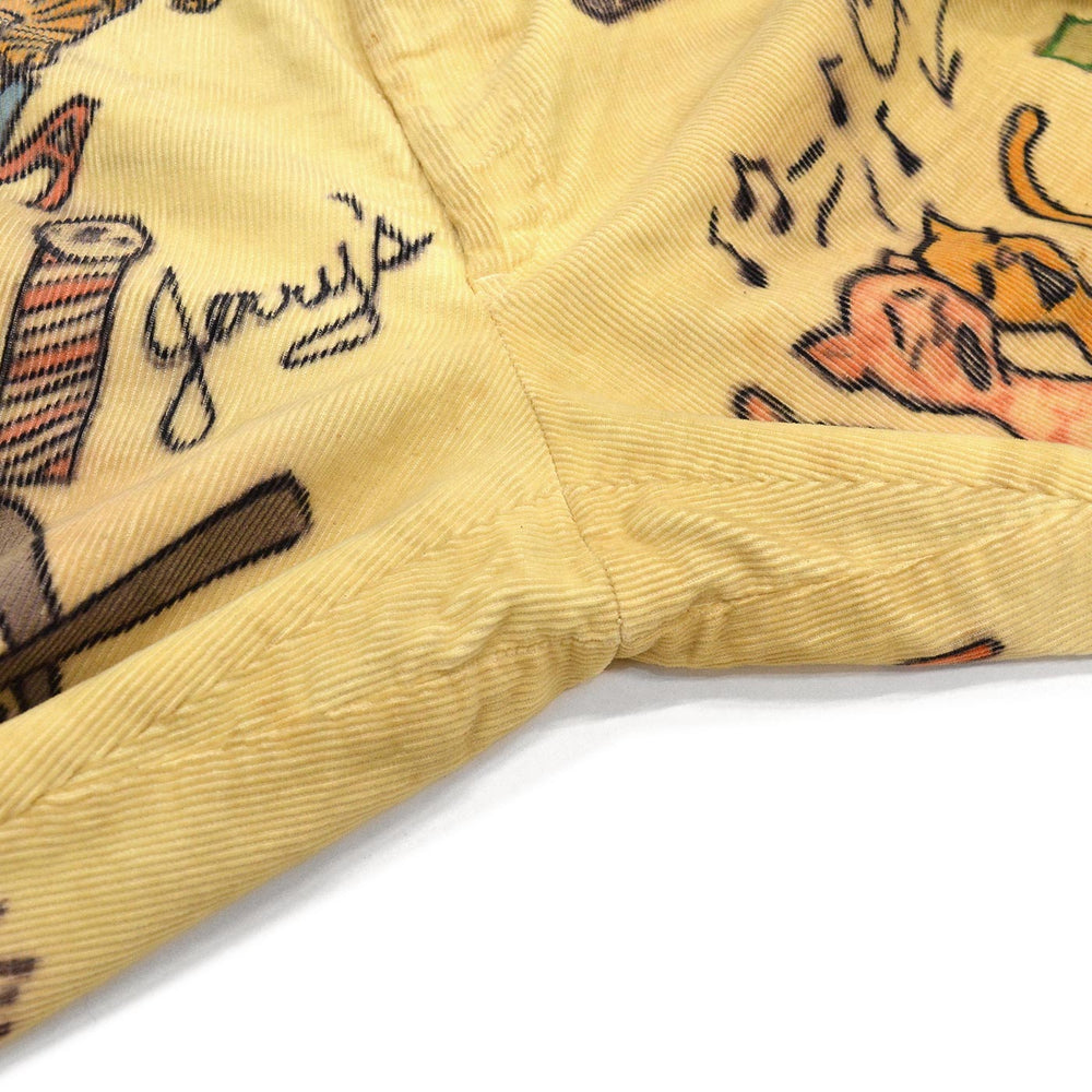1960's SENIOR CORDS HAND DRAWN '1964 PANTS / AMAZING DRAWING... W32/L30