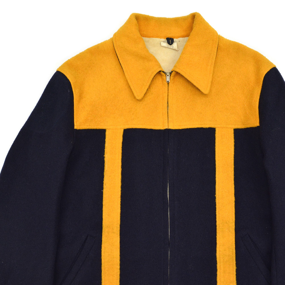 1930's NORTH COUNTRY TWO-TONE WOOL JACKET / EXTREMELY RARE...