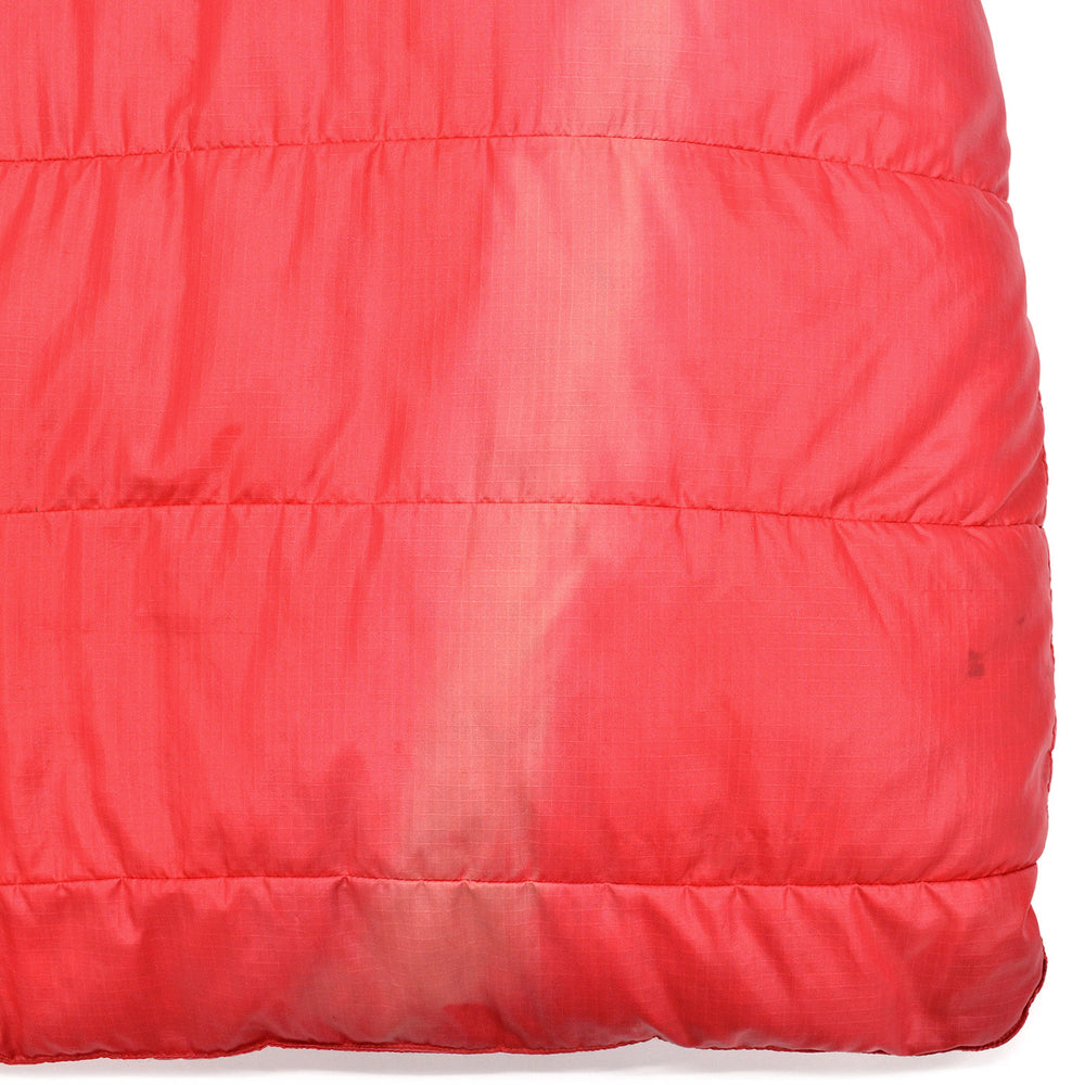 1970's SNOW LION RED DOWN VEST / FADED ... L