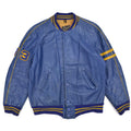 1950's SPARLINGS BLUE LEATHER VARSITY JACKET / RARE ...