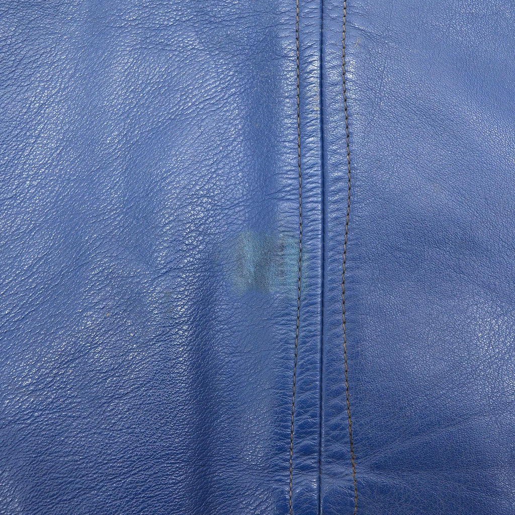 1950's SPARLINGS BLUE LEATHER VARSITY JACKET / RARE ...