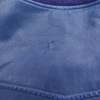 1950's SPARLINGS BLUE LEATHER VARSITY JACKET / RARE ...
