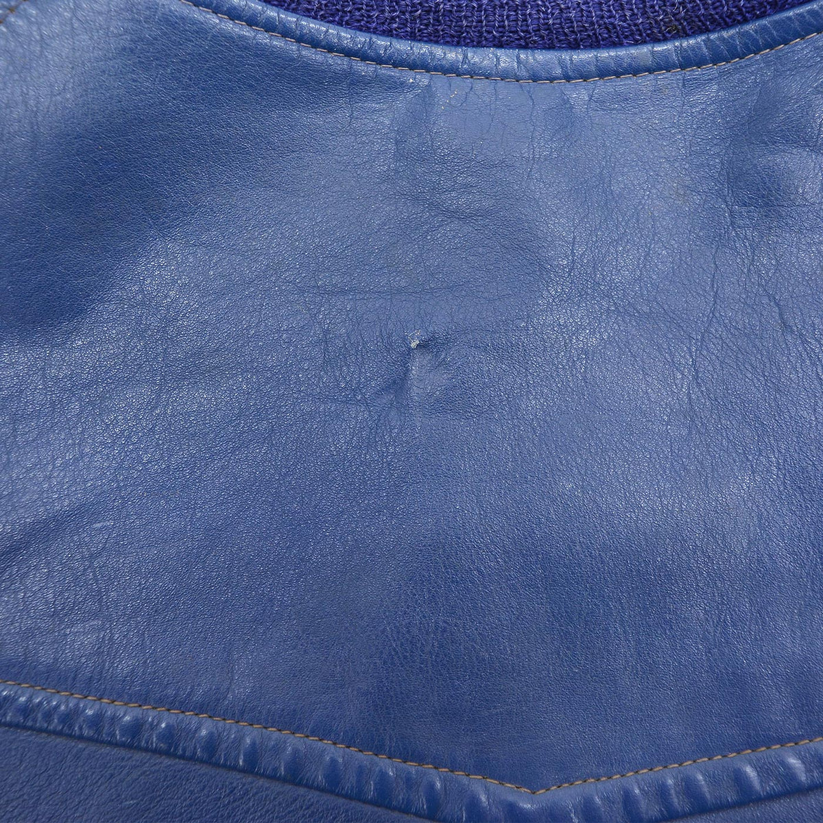 1950's SPARLINGS BLUE LEATHER VARSITY JACKET / RARE ...