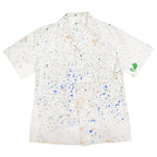 ~1960s UNKNOWN PAINT SPLATTERED WORK S/S JACKET ... M