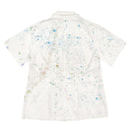 ~1960s UNKNOWN PAINT SPLATTERED WORK S/S JACKET ... M
