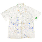 ~1960s UNKNOWN PAINT SPLATTERED WORK S/S JACKET ... M