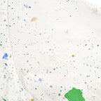 ~1960s UNKNOWN PAINT SPLATTERED WORK S/S JACKET ... M