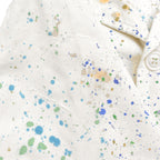 ~1960s UNKNOWN PAINT SPLATTERED WORK S/S JACKET ... M