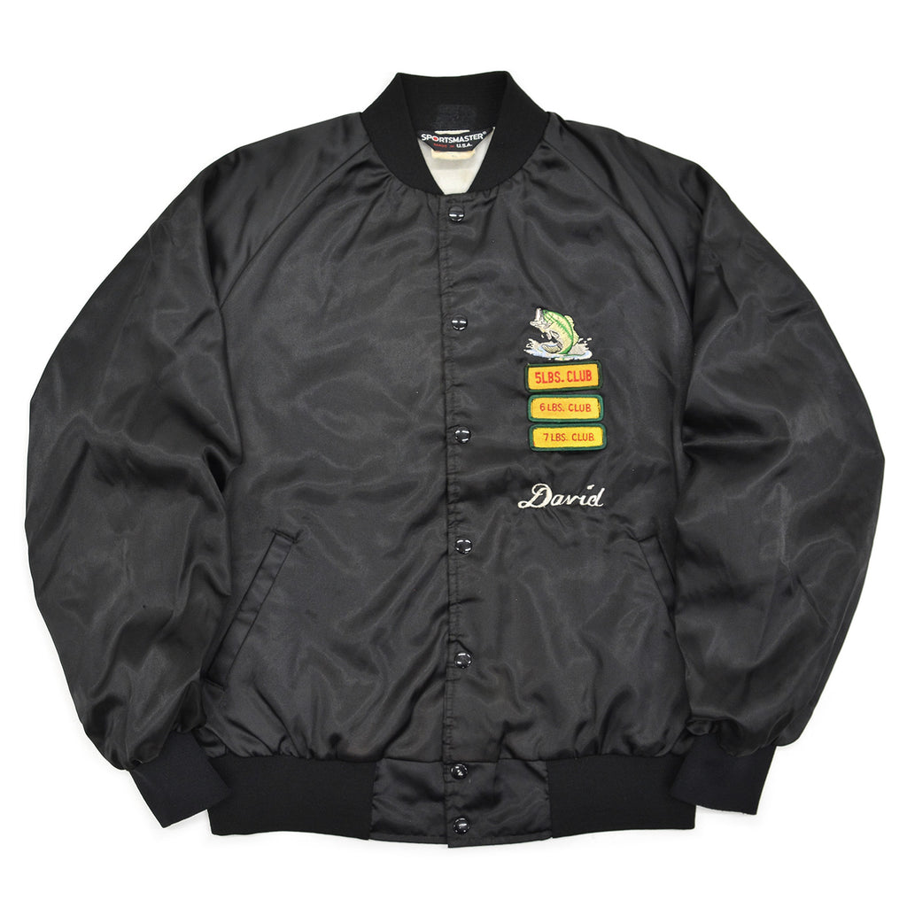 1980's SPORTSMASTER BASS FISHING CLUB NYLON JACKET ... XL