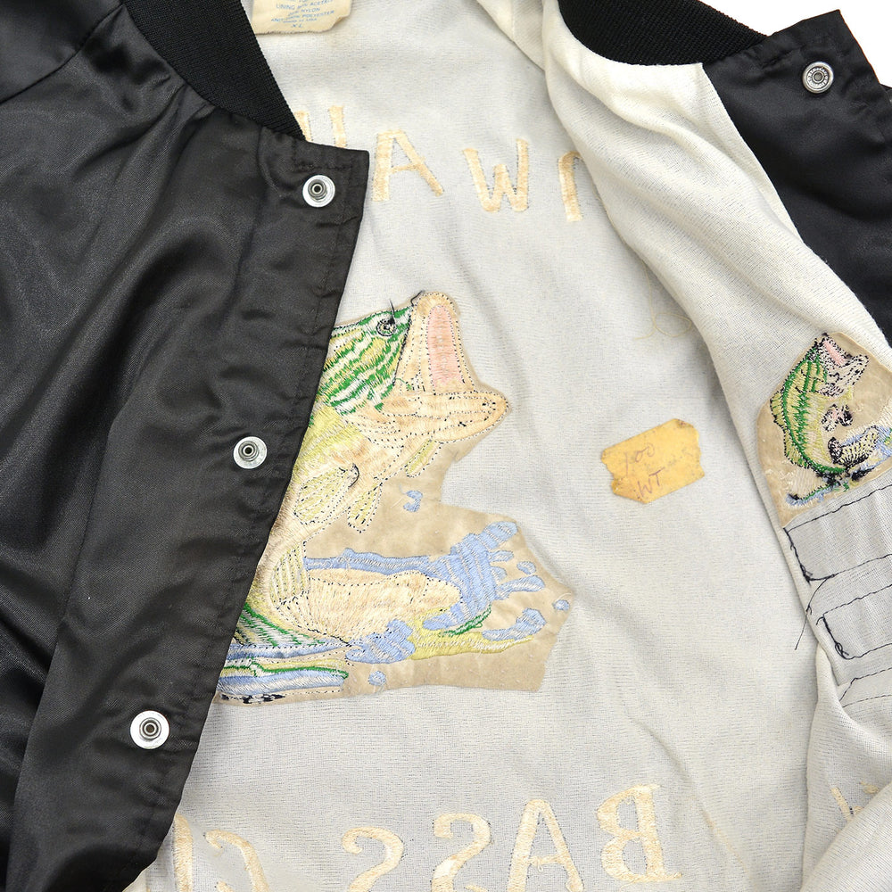 1980's SPORTSMASTER BASS FISHING CLUB NYLON JACKET ... XL