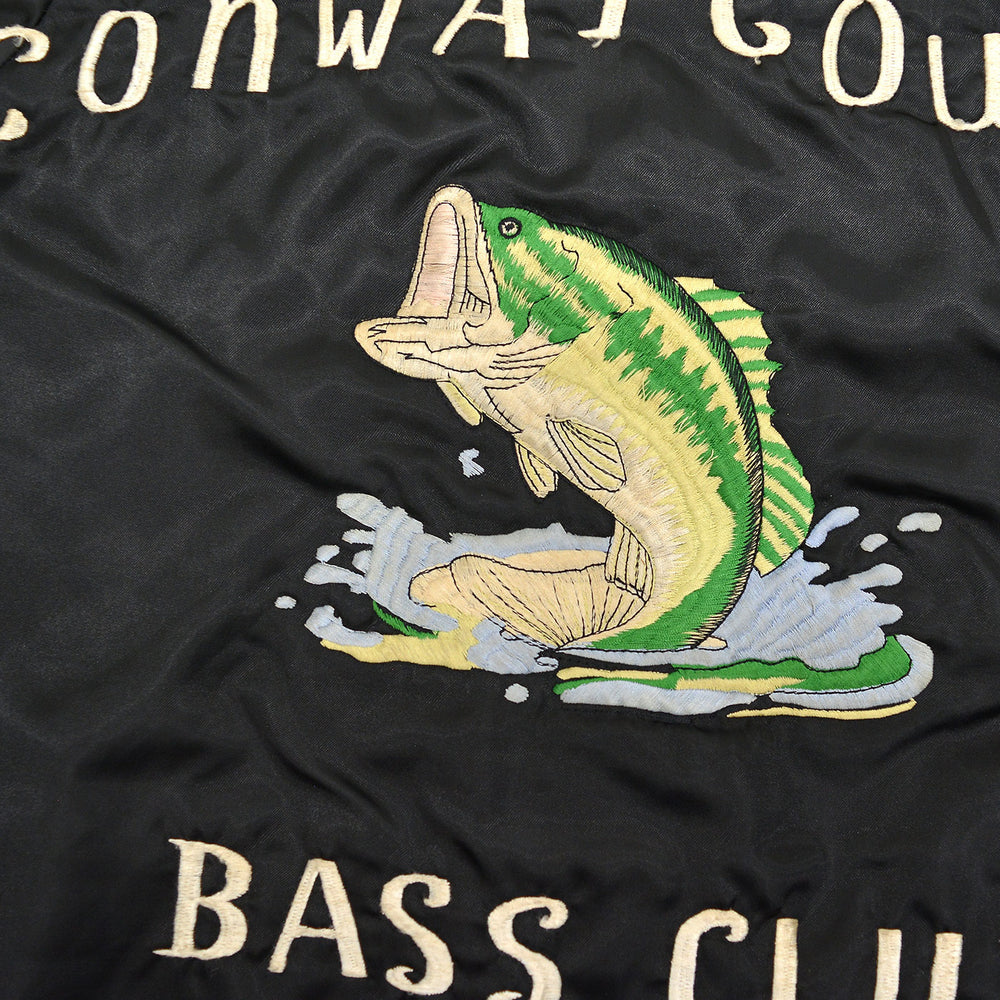 1980's SPORTSMASTER BASS FISHING CLUB NYLON JACKET ... XL