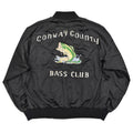 1980's SPORTSMASTER BASS FISHING CLUB NYLON JACKET ... XL