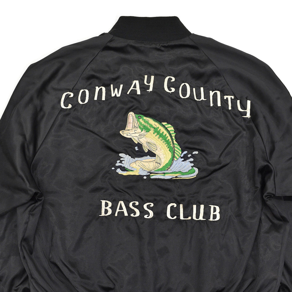 1980's SPORTSMASTER BASS FISHING CLUB NYLON JACKET ... XL